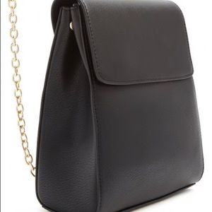 Faux leather back pack